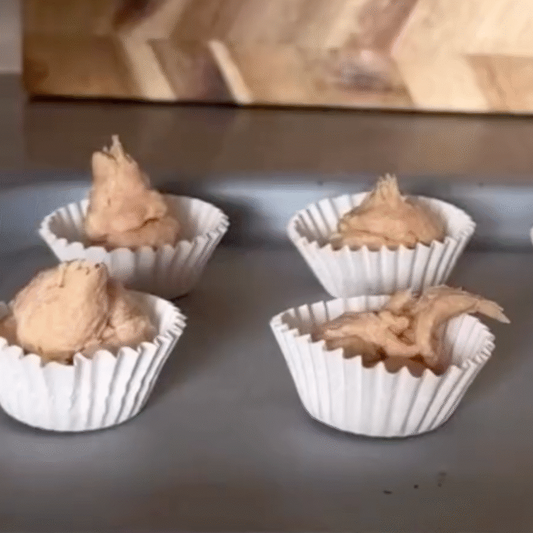 Pipe into cupcake liners