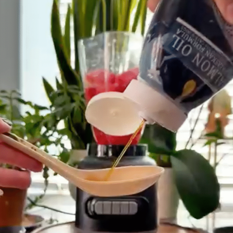 Blend ingredients together